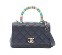Chanel Vintage - Pre-owned Coco Handle XXS 2way Handbag - Femme - Pre-owned - Bleu - Taille: ONE Size