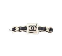 Chanel Vintage - Pre-owned Coco Mark Barrette - Femme - Pre-owned - Jaune - Taille: ONE Size