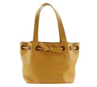 Chanel Vintage - Pre-owned Coco Mark Caviar Skin Tote Bag - Femme - Pre-owned - Jaune - Taille: ONE Size