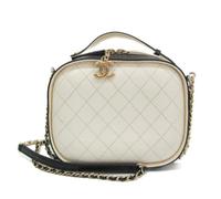 Chanel Vintage - Pre-owned Coco Mark Charm As0200 - Femme - Pre-owned - Beige - Taille: ONE Size