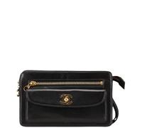 Chanel Vintage - Pre-owned Coco Mark Lambskin Clutch Bag - Femme - Pre-owned - Noir - Taille: ONE Size