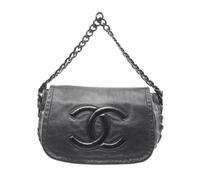 Chanel Vintage - Pre-owned Coco Mark Lambskin Shoulder Bag - Femme - Pre-owned - Noir - Taille: ONE Size