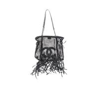 Chanel Vintage - Pre-owned Coco Mark Leather Mesh Shoulder Bag - Femme - Pre-owned - Noir - Taille: ONE Size