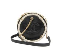 Chanel Vintage - Pre-owned Coco Mark Round Chain Shoulder Bag - Femme - Pre-owned - Noir - Taille: ONE Size