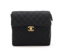 Chanel Vintage - Pre-owned Cotton Jersey Matelasse Coco Mark Backpack - Femme - Pre-owned - Noir - Taille: ONE Size