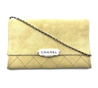 Chanel Vintage - Pre-owned Cuir sacs-chanel - Femme - Pre-owned - Beige - Taille: ONE Size
