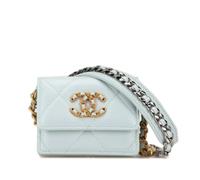 Chanel Vintage - Pre-owned Cuir sacs-chanel - Femme - Pre-owned - Bleu - Taille: ONE Size