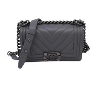 Chanel Vintage - Pre-owned Cuir sacs-chanel - Femme - Pre-owned - Gris - Taille: ONE Size