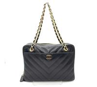 Chanel Vintage - Pre-owned Cuir sacs-chanel - Femme - Pre-owned - Noir - Taille: ONE Size