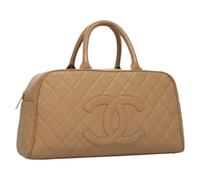 Chanel Vintage - Pre-owned Cuir sacs-main - Femme - Pre-owned - Beige - Taille: ONE Size