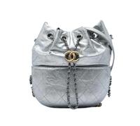 Chanel Vintage - Pre-owned Gabrielle Bucket Bag - Femme - Pre-owned - Gris - Taille: ONE Size