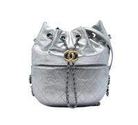 Chanel Vintage - Pre-owned Gabrielle Bucket Bag - Femme - Pre-owned - Gris - Taille: ONE Size