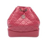 Chanel Vintage - Pre-owned Gabrielle Leather Backpack - Femme - Pre-owned - Rose - Taille: ONE Size