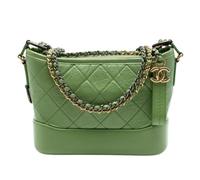 Chanel Vintage - Pre-owned Gabrielle Shoulder Bag - Femme - Pre-owned - Vert - Taille: ONE Size