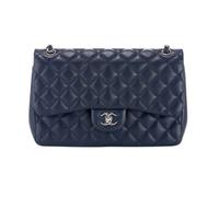 Chanel Vintage - Pre-owned Large Classic BAG - Femme - Pre-owned - Bleu - Taille: ONE Size