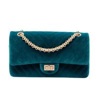 Chanel Vintage - Pre-owned Mademoiselle Double Flap Shoulder Bag - Femme - Pre-owned - Bleu - Taille: ONE Size