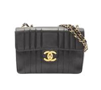 Chanel Vintage - Pre-owned Mademoiselle Lambskin Shoulder Bag - Femme - Pre-owned - Noir - Taille: ONE Size