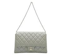 Chanel Vintage - Pre-owned Matelasse Chain Shoulder Bag - Femme - Pre-owned - Gris - Taille: ONE Size