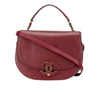 Chanel Vintage - Pre-owned Medium Coco Curve - Femme - Pre-owned - Rouge - Taille: ONE Size