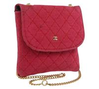 Chanel Vintage - Pre-owned Mini Pouch - Femme - Pre-owned - Rose - Taille: ONE Size