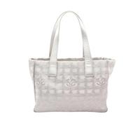 Chanel Vintage - Pre-owned New Travel Line Sac Tote en Toile de Nylon - Femme - Pre-owned - Gris - Taille: ONE Size