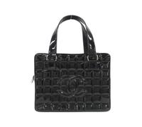 Chanel Vintage - Pre-owned Sac à main en cuir Choco Bar - Femme - Pre-owned - Noir - Taille: ONE Size