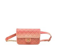 Chanel Vintage - Pre-owned Sac banane matelassé Sunset On The Sea - Femme - Pre-owned - Rose - Taille: ONE Size