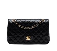 Chanel Vintage - Pre-owned Sac Bandoulière Classique Double Flap - Femme - Pre-owned - Noir - Taille: ONE Size