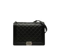 Chanel Vintage - Pre-owned Sac Cabas Boy Grand Modèle - Femme - Pre-owned - Noir - Taille: ONE Size