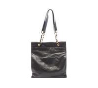 Chanel Vintage - Pre-owned Sac Cabas Coco Mark en Cuir d'Agneau - Femme - Pre-owned - Noir - Taille: ONE Size