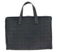 Chanel Vintage - Pre-owned Sac Cabas Coco Mark en Nylon/Cuir - Femme - Pre-owned - Noir - Taille: ONE Size