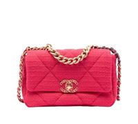 Chanel Vintage - Pre-owned The 19 Flap Bag - Femme - Pre-owned - Rose - Taille: ONE Size
