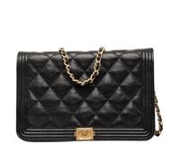 Chanel Vintage - Pre-owned The Boy Wallet on Chain - Femme - Pre-owned - Noir - Taille: ONE Size