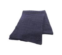 Chanel Vintage - Pre-owned Vintage Cashmere Scarf - Femme - Pre-owned - Bleu - Taille: ONE Size