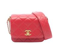 Chanel Vintage - Sac à main Matelasse Pre-owned - Femme - Pre-owned - Rouge - Taille: ONE Size