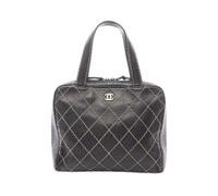 Chanel Vintage - Sac à main Pre-owned en cuir Wild Stitch - Femme - Pre-owned - Noir - Taille: ONE Size