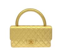 Chanel Vintage - Sac à main vintage Pre-owned - Femme - Pre-owned - Jaune - Taille: ONE Size