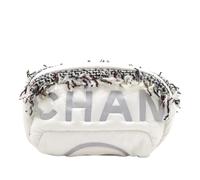 Chanel Vintage - Sac banane Doudoune Pre-owned - Femme - Pre-owned - Blanc - Taille: ONE Size