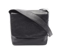 Chanel Vintage - Sac bandoulière Pre-owned Coco Mark en cuir d'agneau - Femme - Pre-owned - Noir - Taille: ONE Size