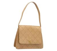 Chanel Vintage - Sac bandoulière vintage Pre-owned - Femme - Pre-owned - Beige - Taille: ONE Size