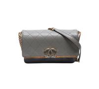 Chanel Vintage - Sac bandoulière vintage Pre-owned - Femme - Pre-owned - Gris - Taille: ONE Size