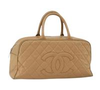 Chanel Vintage - Sac Boston Pre-owned - Femme - Pre-owned - Beige - Taille: ONE Size