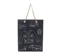 Chanel Vintage - Sac Cabas Icon en Toile et Cuir Pre-owned - Femme - Pre-owned - Bleu - Taille: ONE Size
