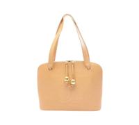 Chanel Vintage - Sac cabas Pre-owned Coco Mark en cuir de veau - Femme - Pre-owned - Beige - Taille: ONE Size