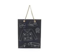 Chanel Vintage - Sac cabas Pre-owned Icon en toile et cuir - Femme - Pre-owned - Bleu - Taille: ONE Size