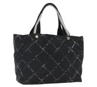 Chanel Vintage - Sac cabas Vintage en nylon Pre-owned - unisex - Pre-owned - Noir - Taille: ONE Size