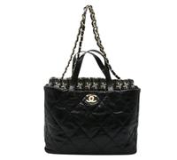 Chanel Vintage - Sac fourre-tout Vintage Pre-owned - Femme - Pre-owned - Noir - Taille: ONE Size