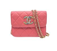 Chanel Vintage - Sac porté épaule Pre-owned Matelassé - Femme - Pre-owned - Rose - Taille: ONE Size