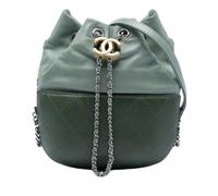 Chanel Vintage - Sac seau Gabrielle Pre-owned - Femme - Pre-owned - Vert - Taille: ONE Size