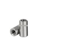 Chanfreinage Acier au carbone plat Cylindrique, Goupille filetée intérieure M3-M12 en acier inoxydable 304 GB120, diamètre extérieur 4-12 mm, longueur 12-80 mm, lot de 20(40mm(3pcs),M8)
